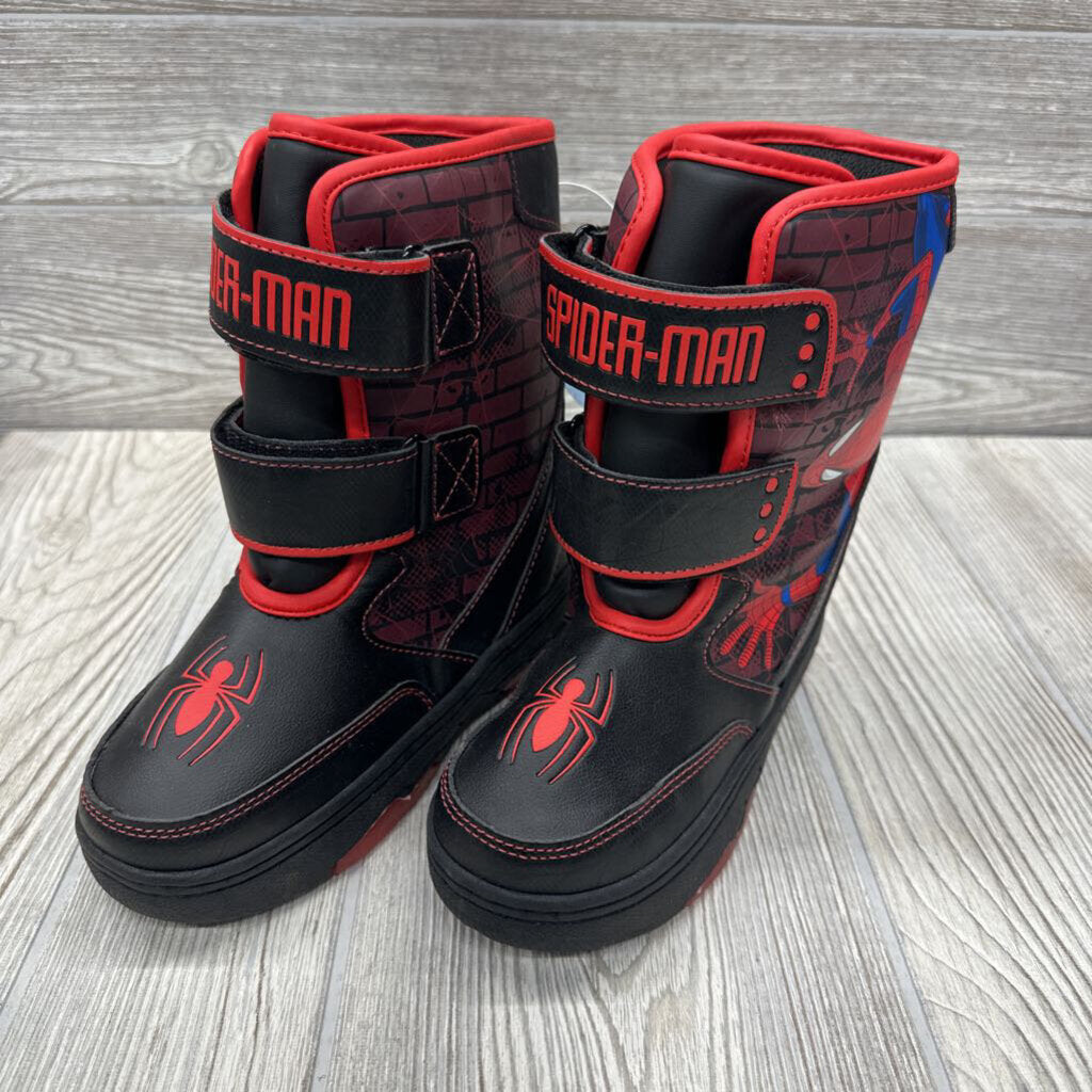 NEW Light Up Spiderman Snow Boots 13c
