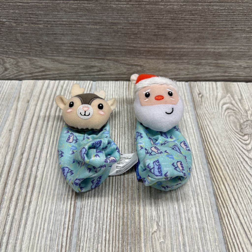 Foot Rattle Bears Santa Reindeer