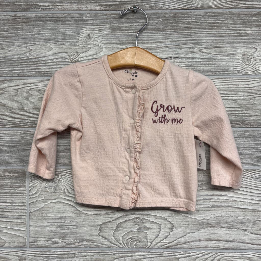 Button Up LS Shirt Grow With Me