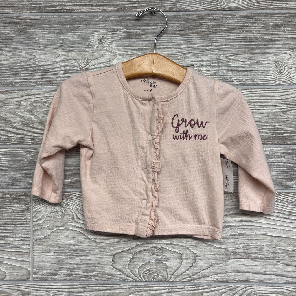 Button Up LS Shirt Grow With Me