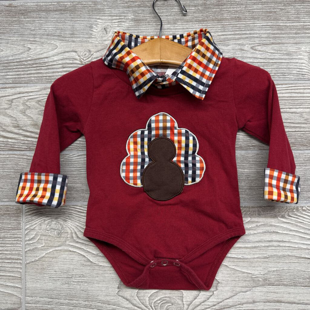 Bodysuit W/ Collar Turkey