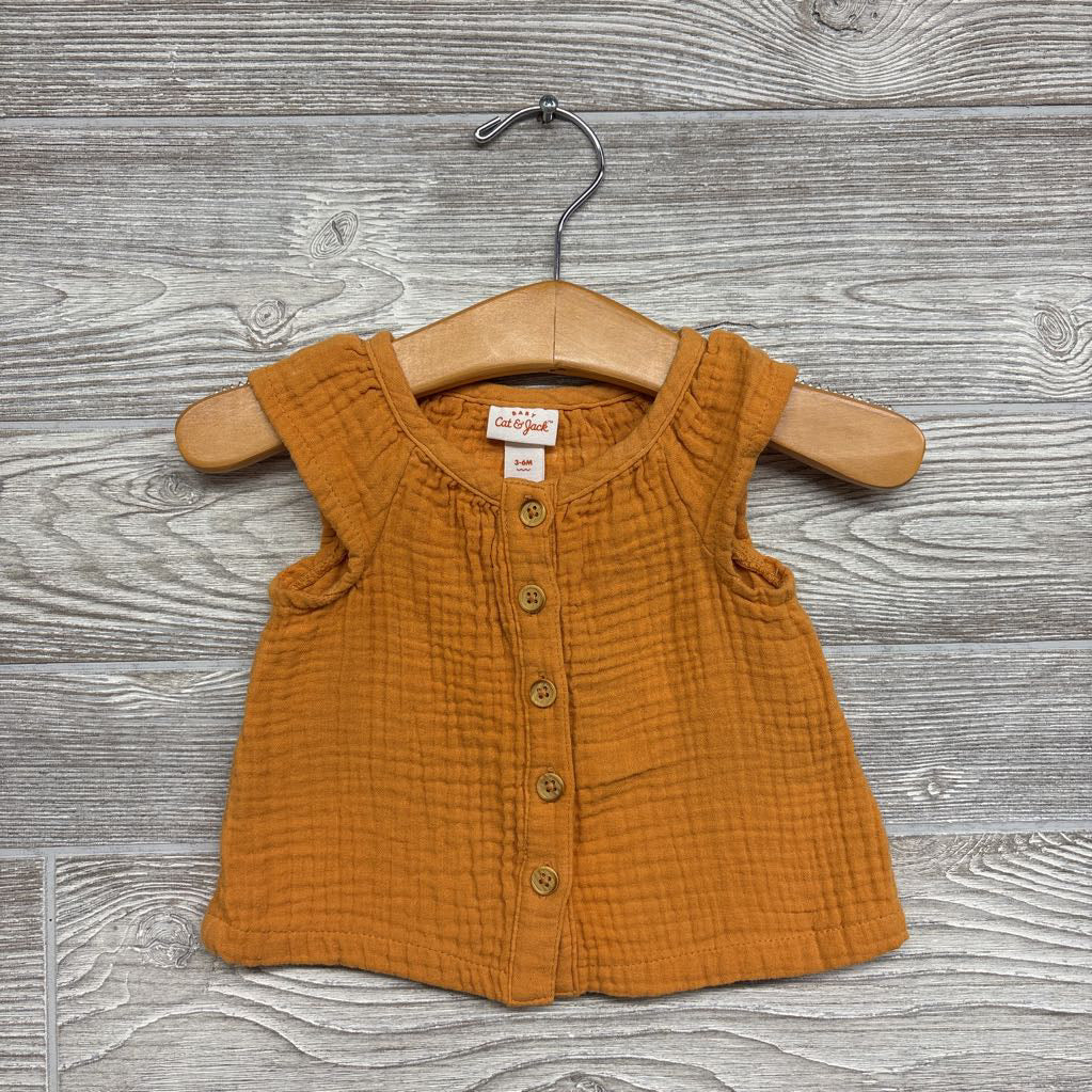Button Up Tank Top