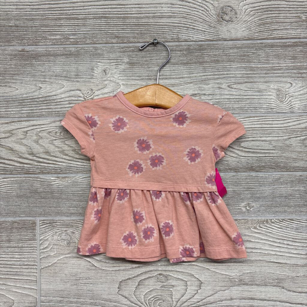 Peplum Shirt Flowers