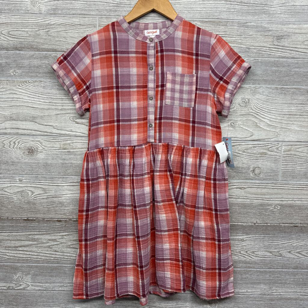 NEW Muslin Plaid Dress