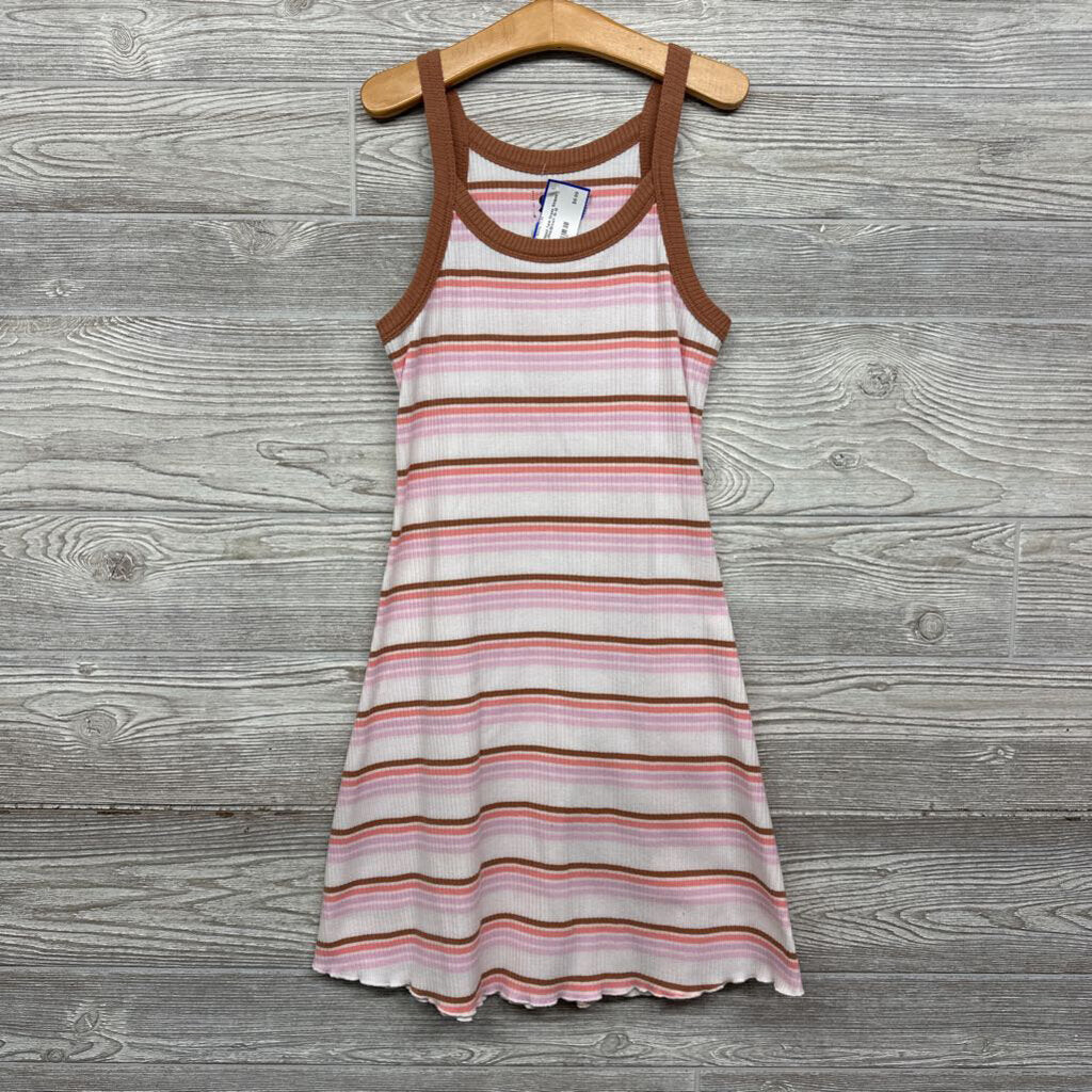 Ribbed Tank Dress Stripes