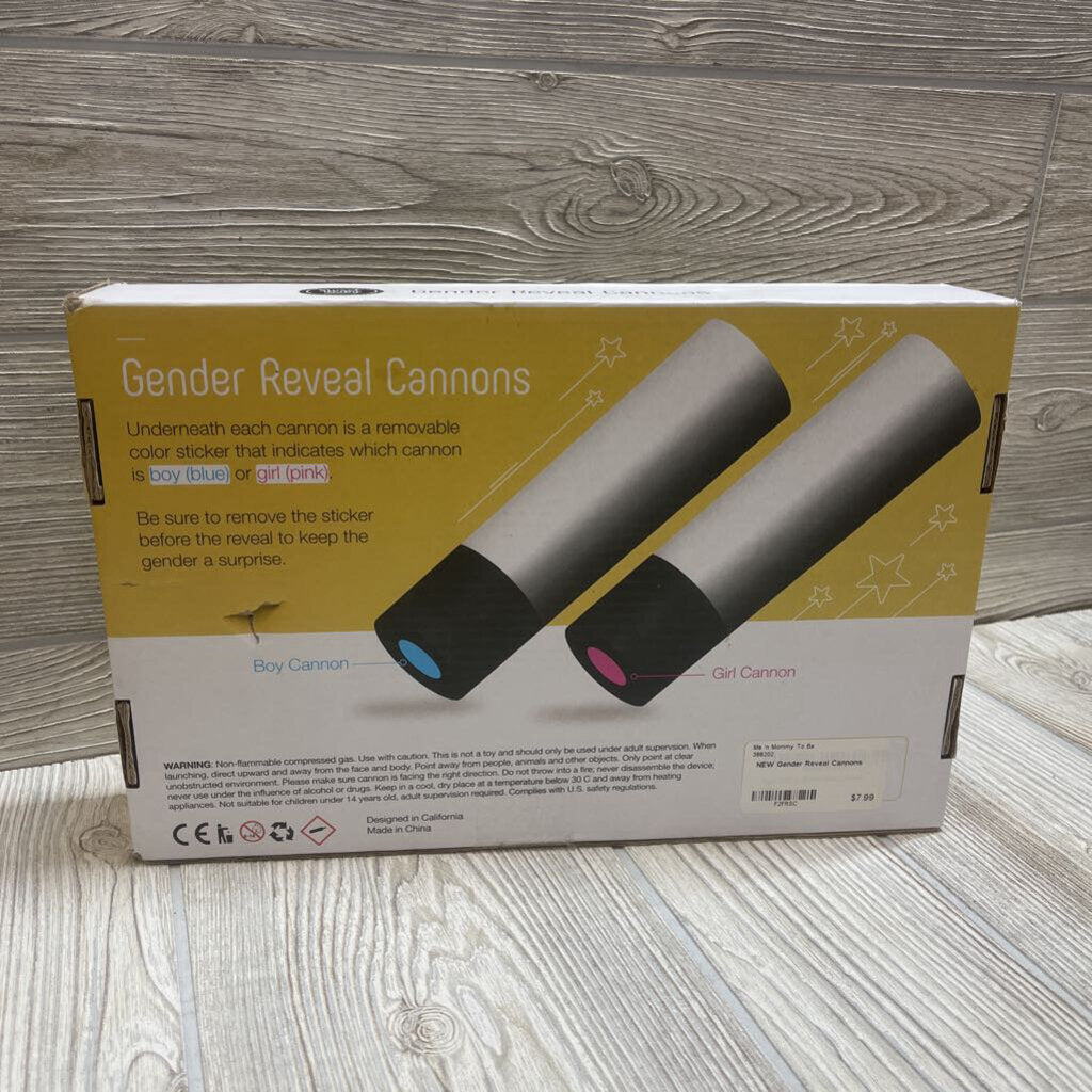 NEW Gender Reveal Cannons