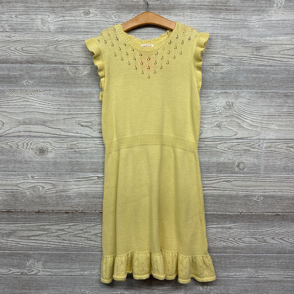 Knit Dress Ruffle Sleeves