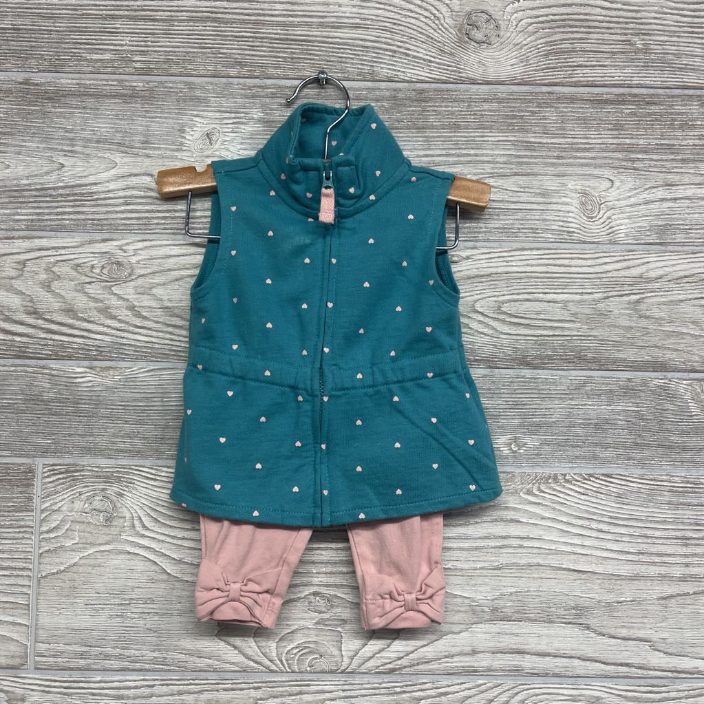 2 Pc Outfit Hearts