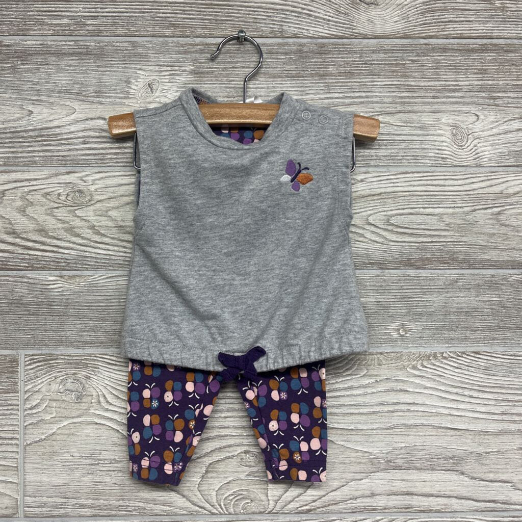 2 Pc Outfit Butterflies