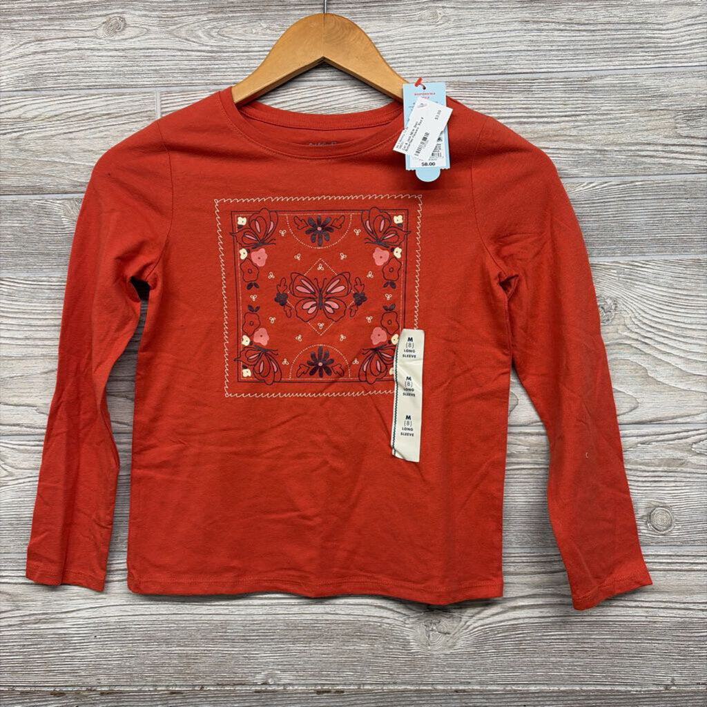 NEW Shirt Butterflies Flowers