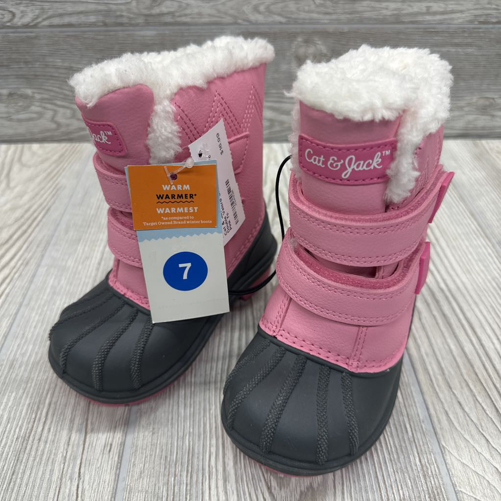 NEW Denver Double Velcro Snow Boots 7c