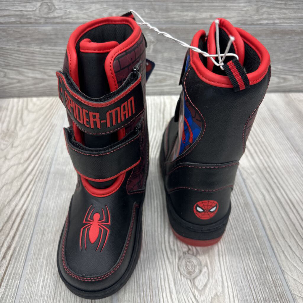 NEW Light Up Spiderman Snow Boots 11c