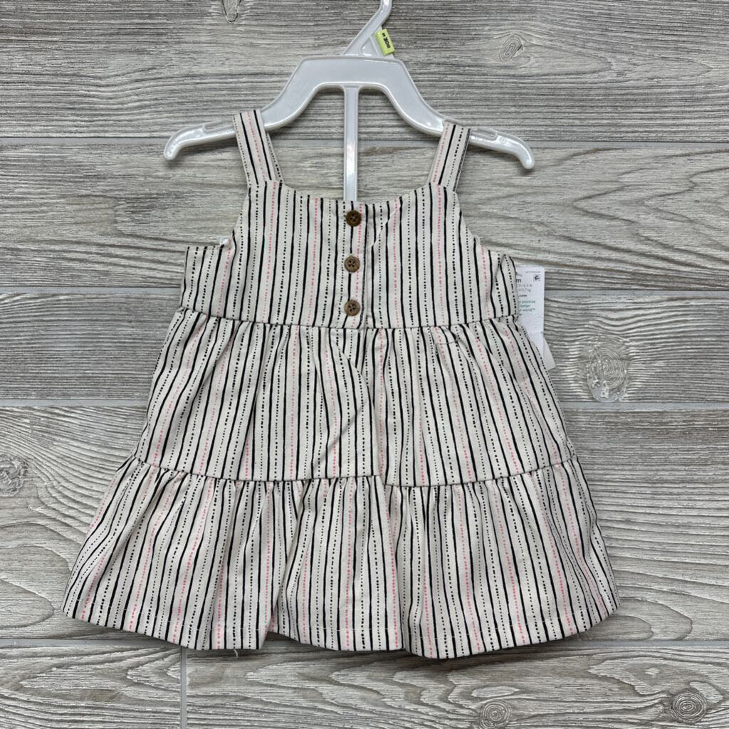 NEW Tank Dress Dots Stripes