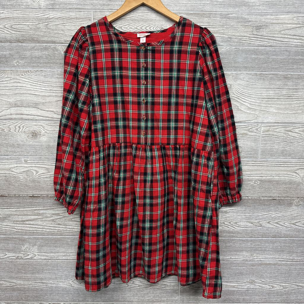 NEW Plaid Button Dress