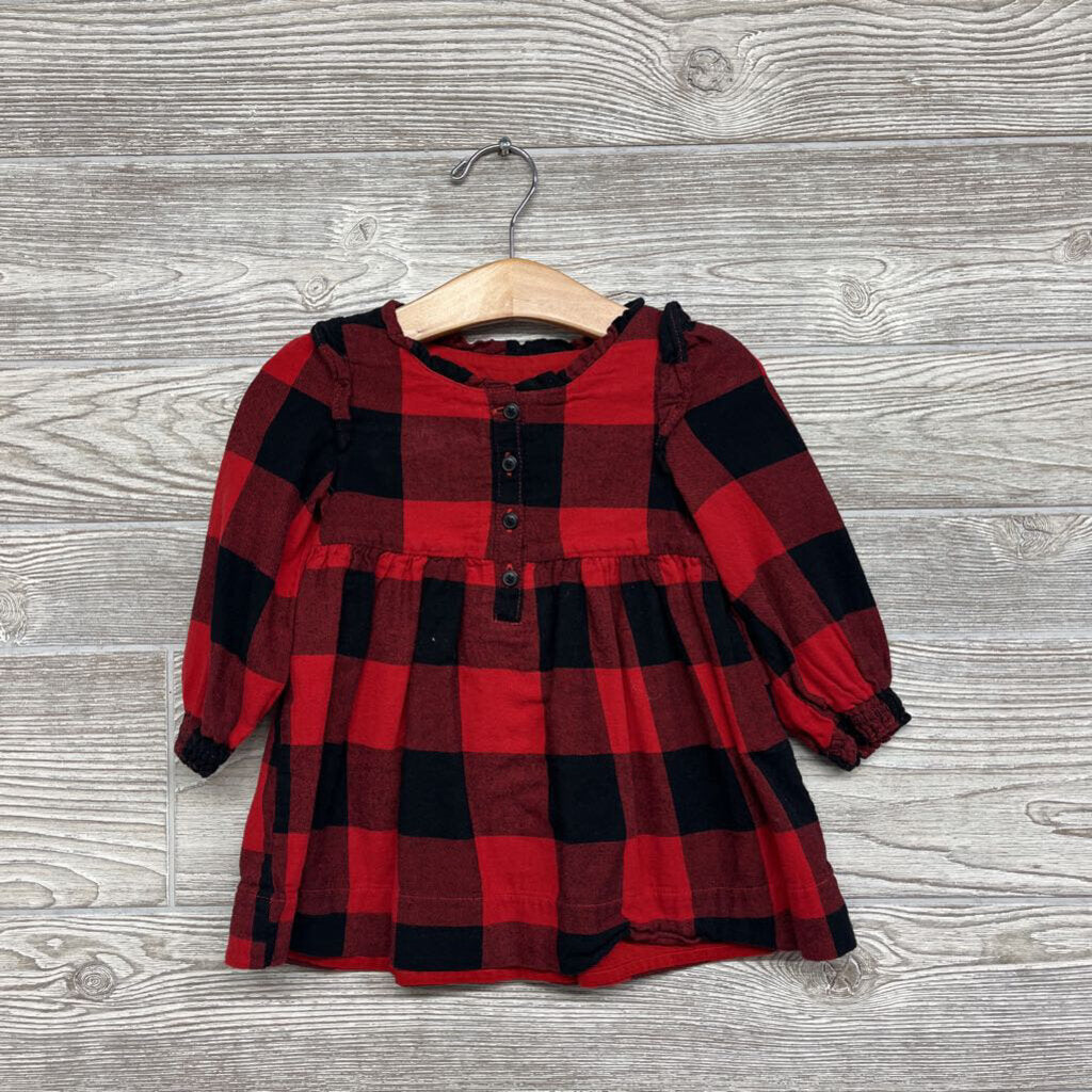LS Dress Buffalo Plaid