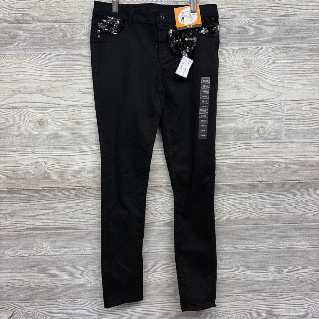 NEW Knit Jeans Sequins