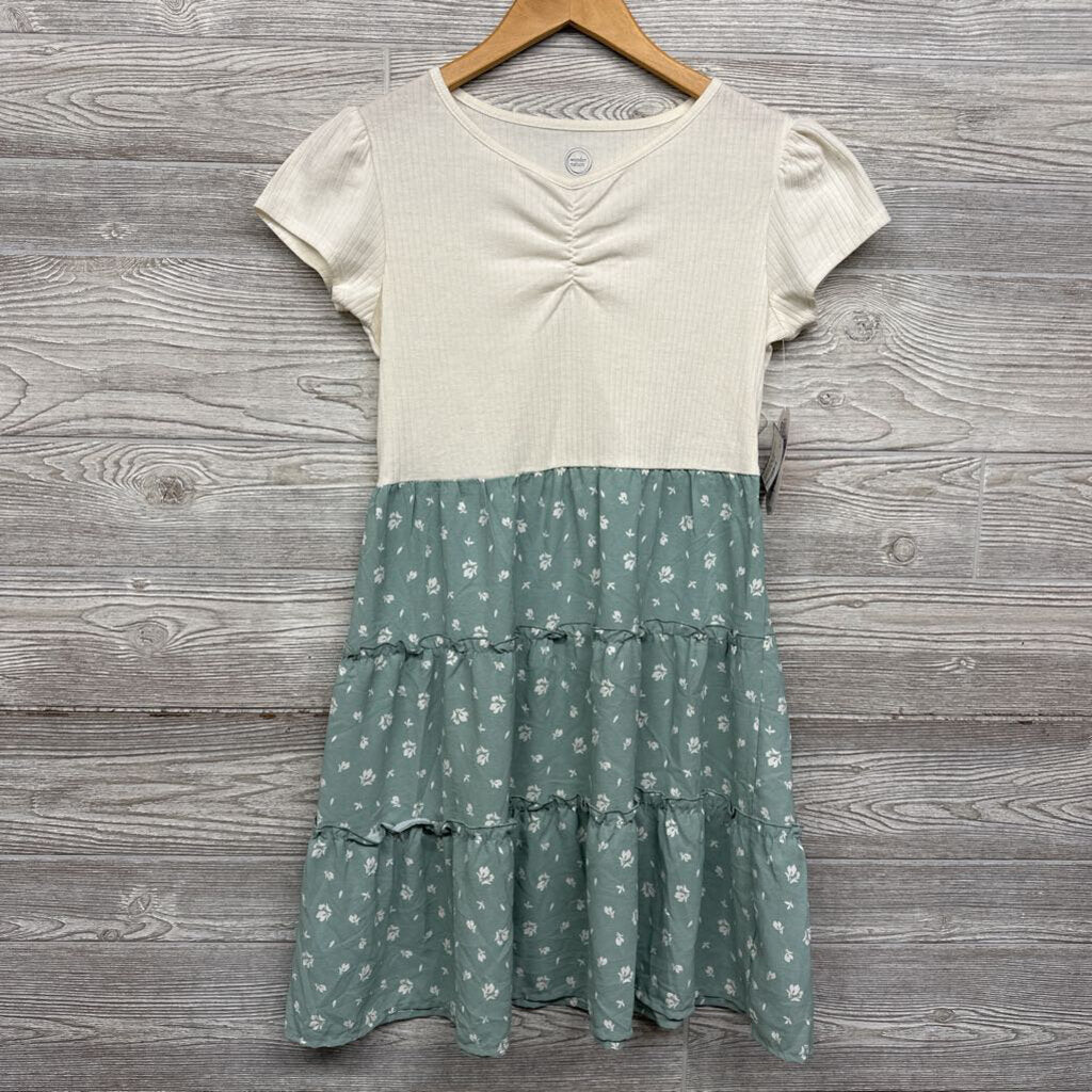 NEW Dress Ribbed Top Flowers