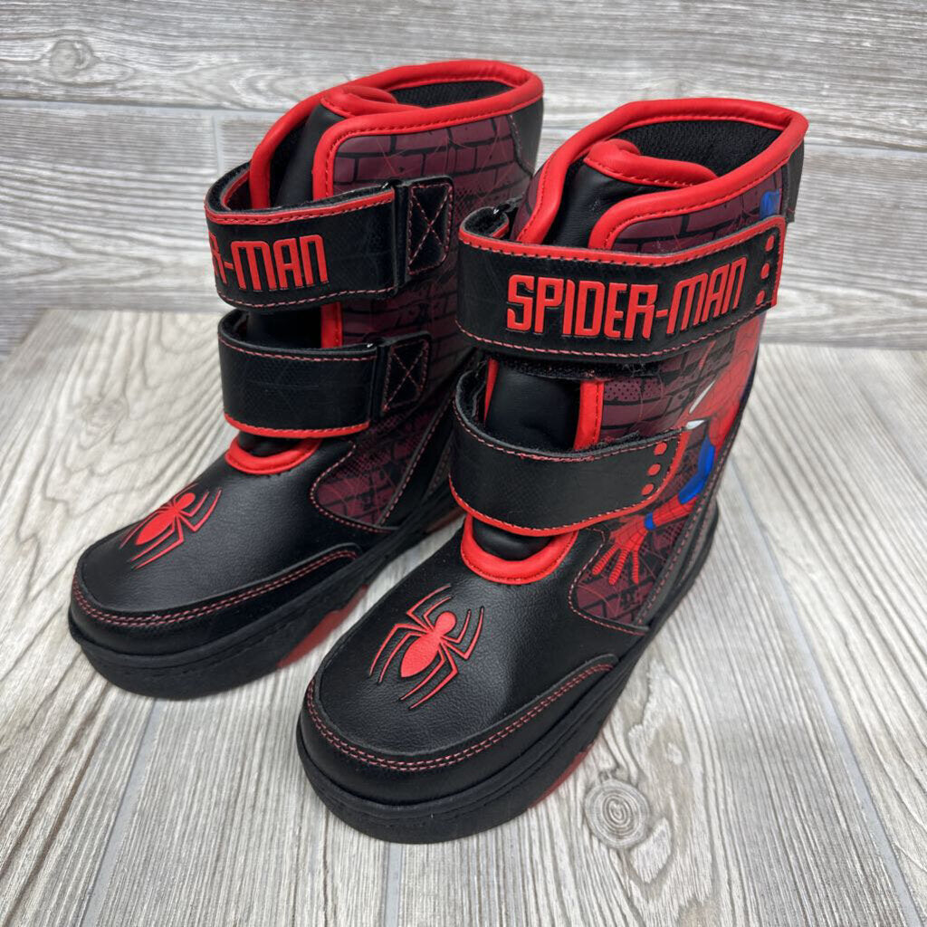 NEW Light Up Spiderman Snow Boots 12c