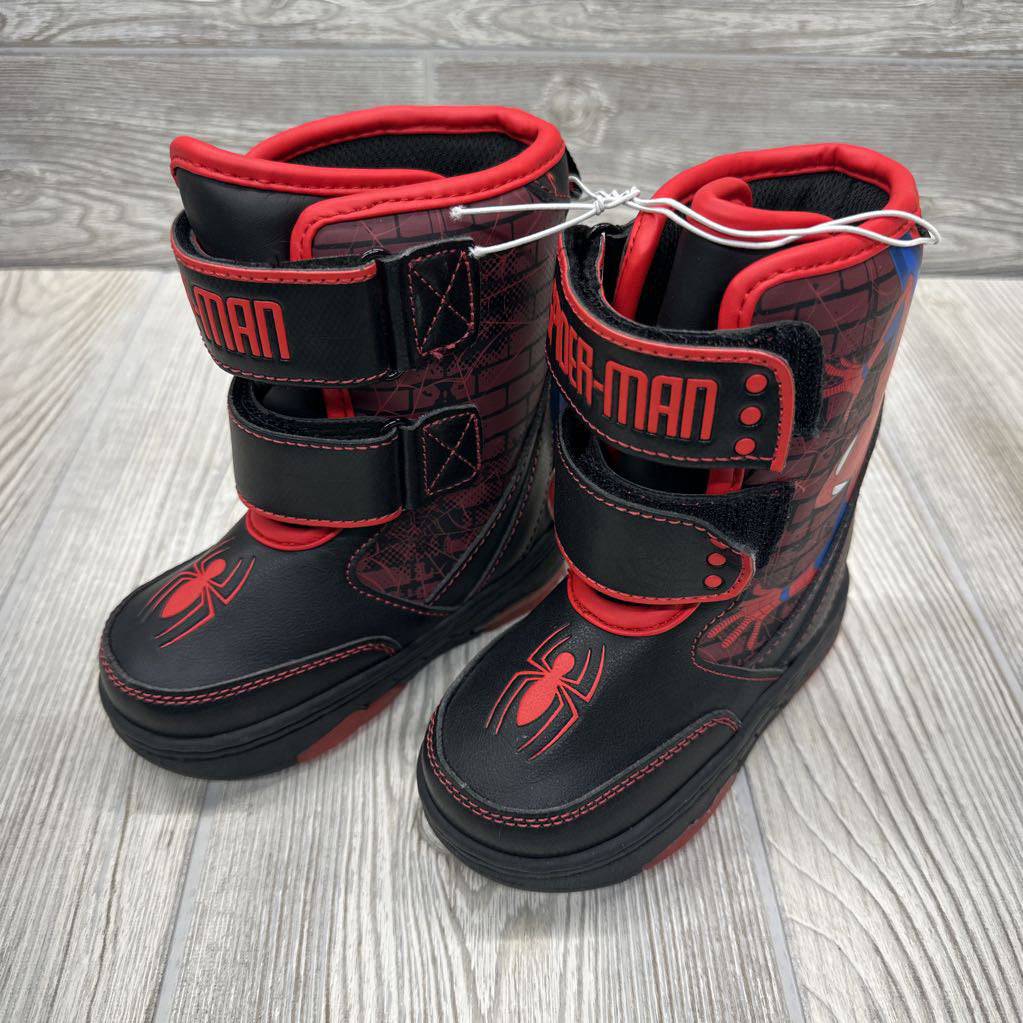 NEW Light Up Spiderman Snow Boots 7c