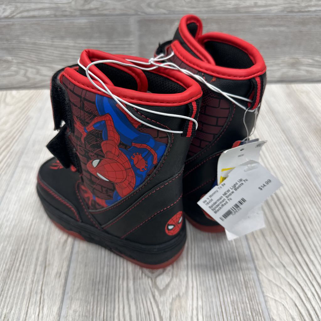 NEW Light Up Spiderman Snow Boots 7c