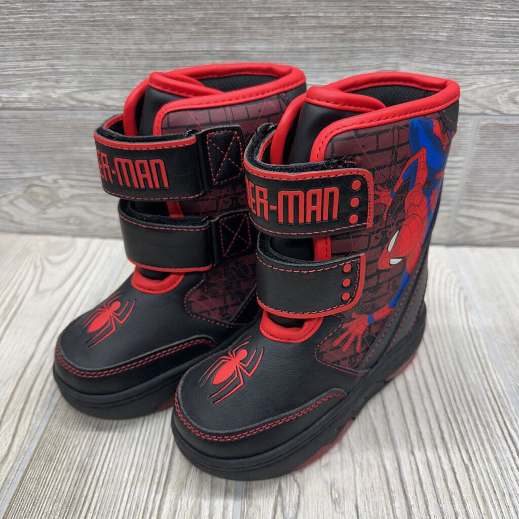 NEW Light Up Spider Man Snow Boots