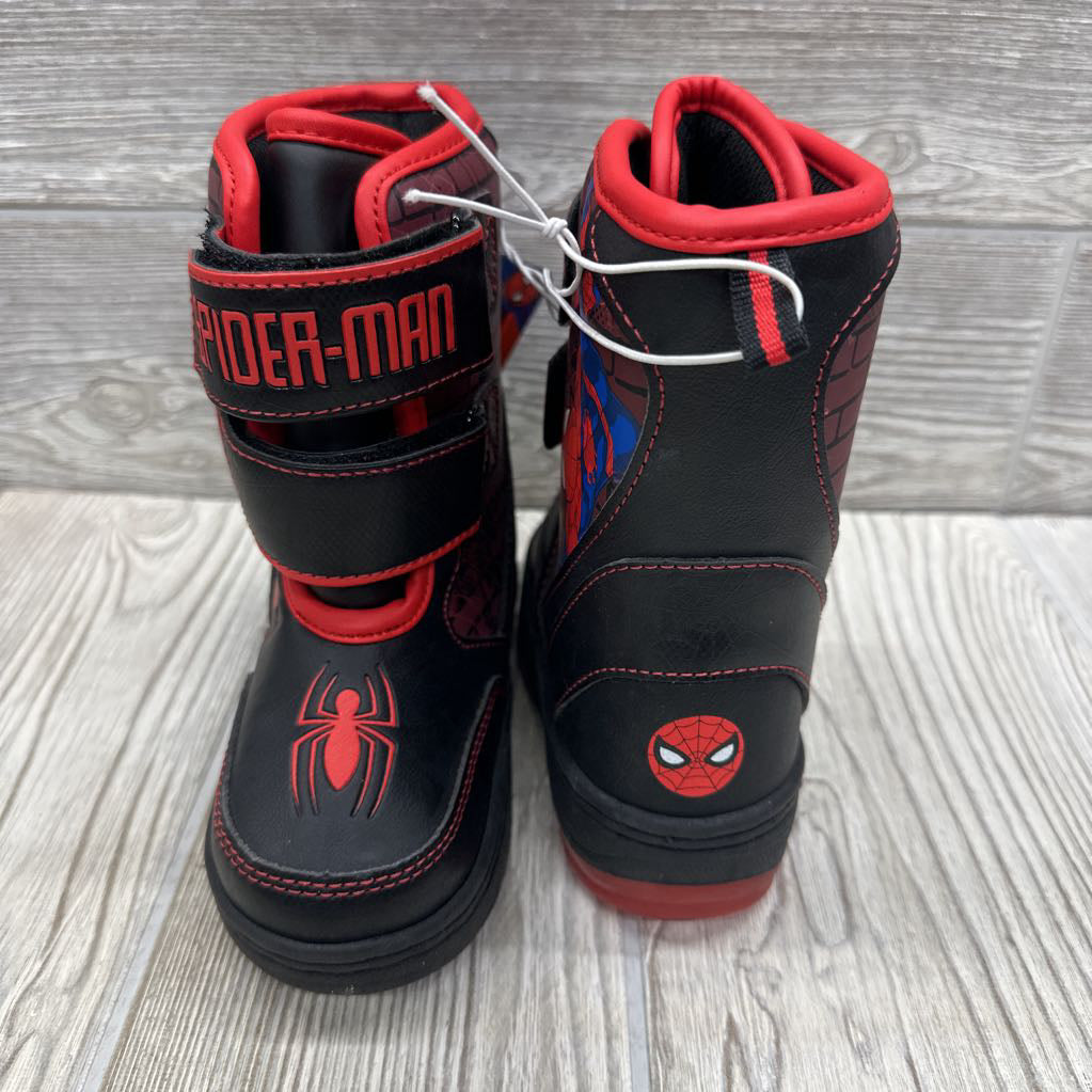 NEW Light Up Spider Man Snow Boots