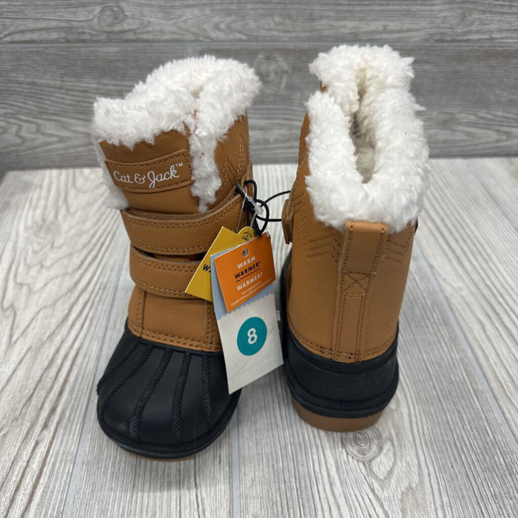 NEW Denver Double Velcro Snow Boots8c
