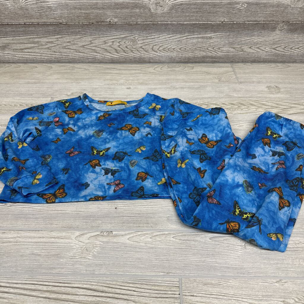 NEW 2 Pc Tie Dye Pj Butterflies 14-16