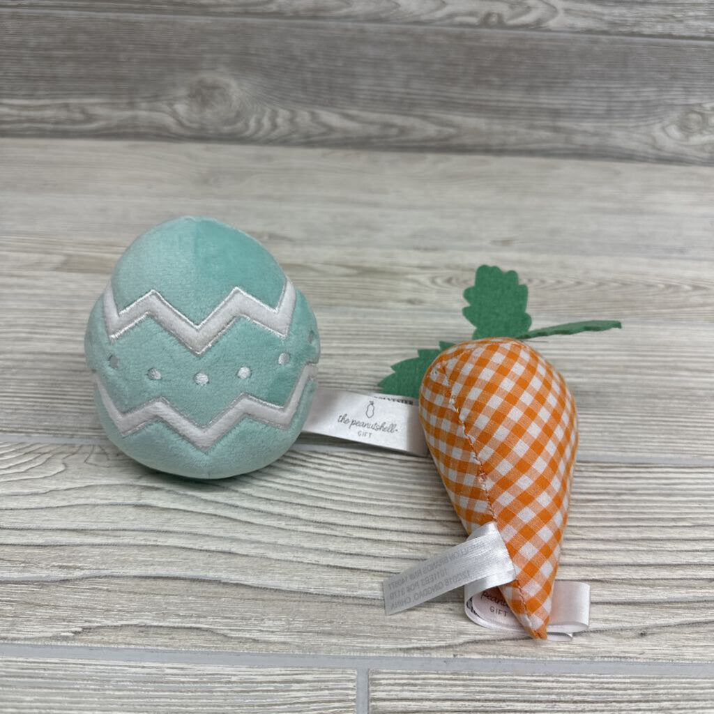 Plush Egg & Carrot Gingham