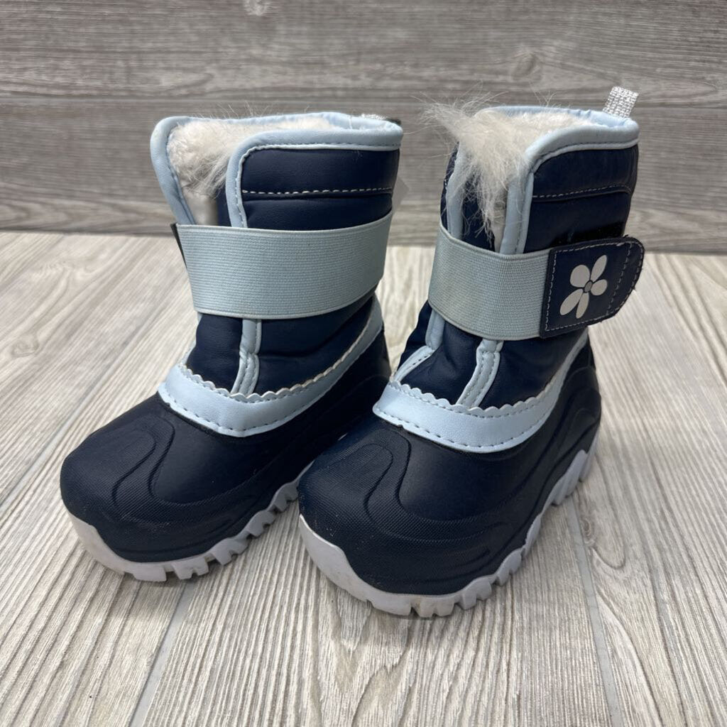 Velcro Snow Boots Flower 7c