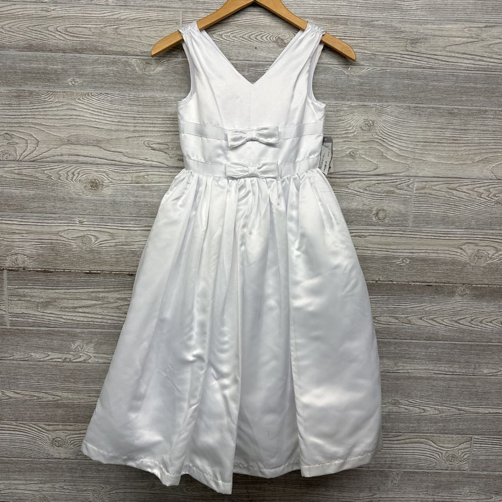 NEW Satin Dress Double Bow