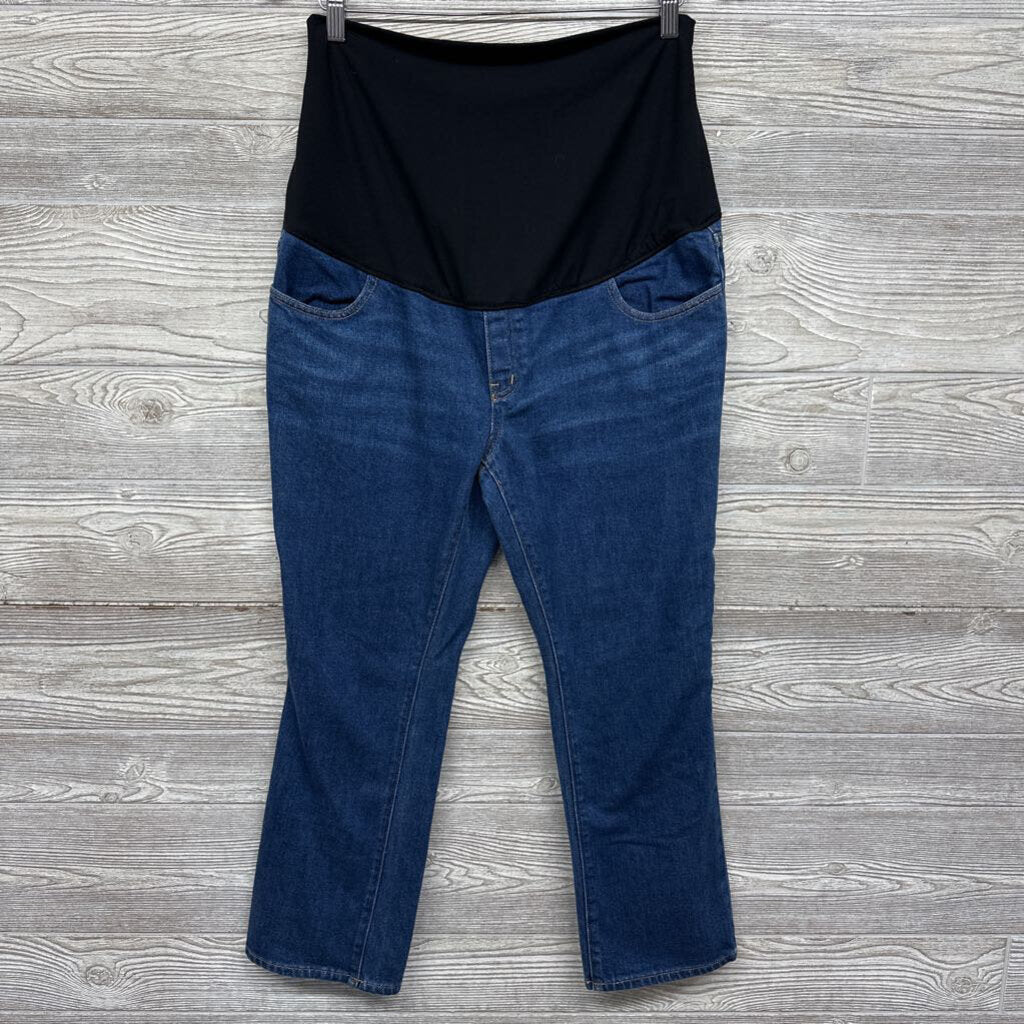 Full Panel Crop Jeans *