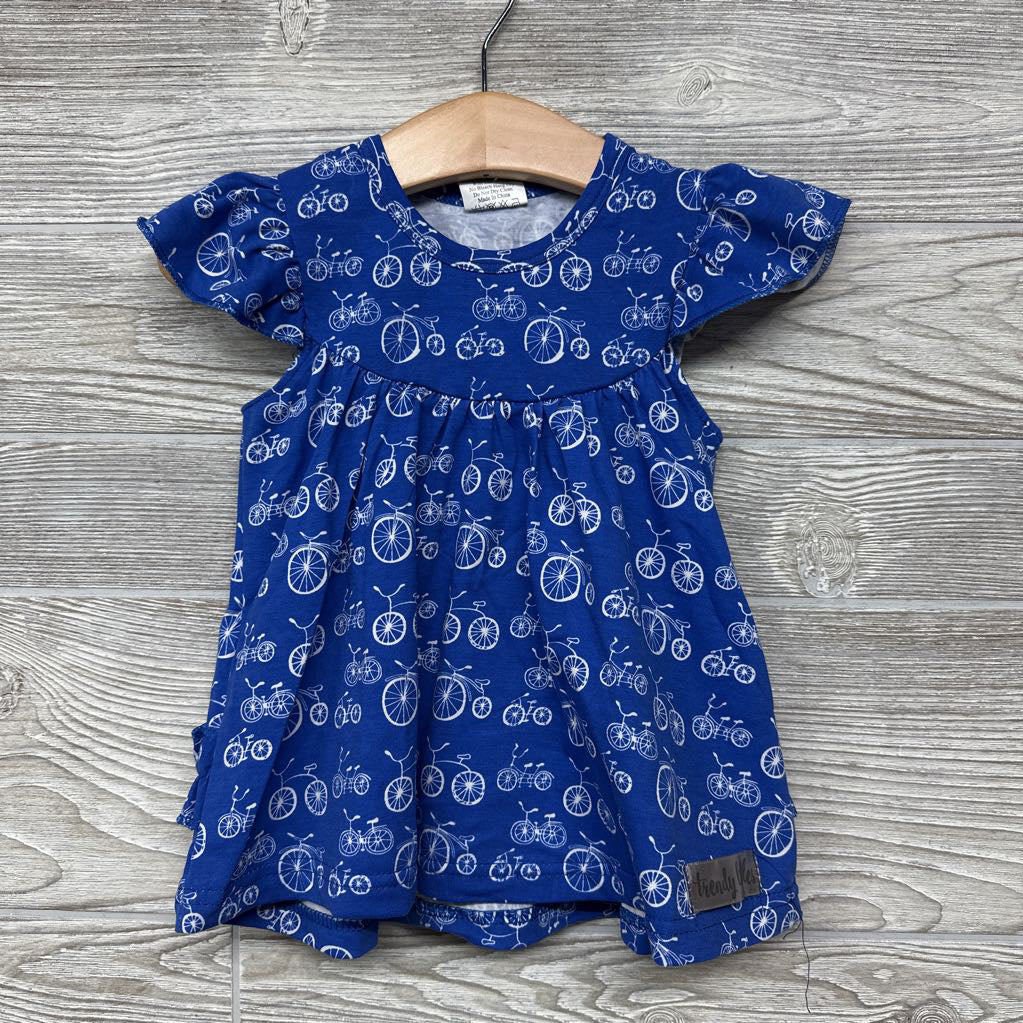 NEW Dress Flutter Sleeves Bikes Ruffles