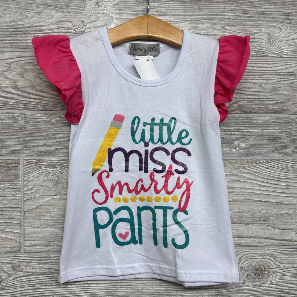 NEW Shirt Little Miss Smarty Pants 3T