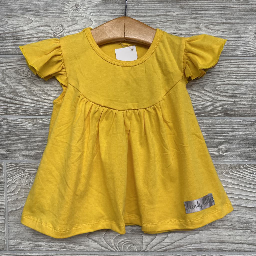 NEW Flutter Sleeve Shirt 6m