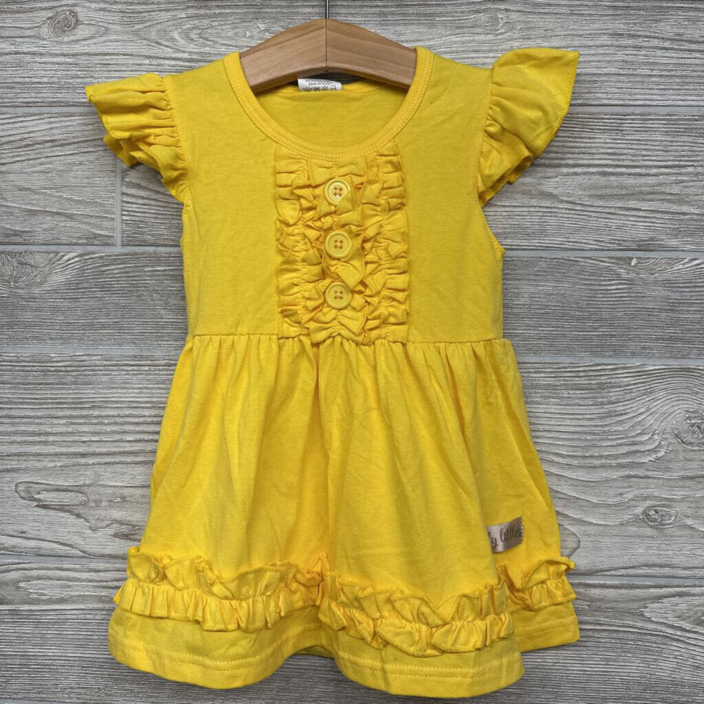 Dress Ruffles Buttons 12M