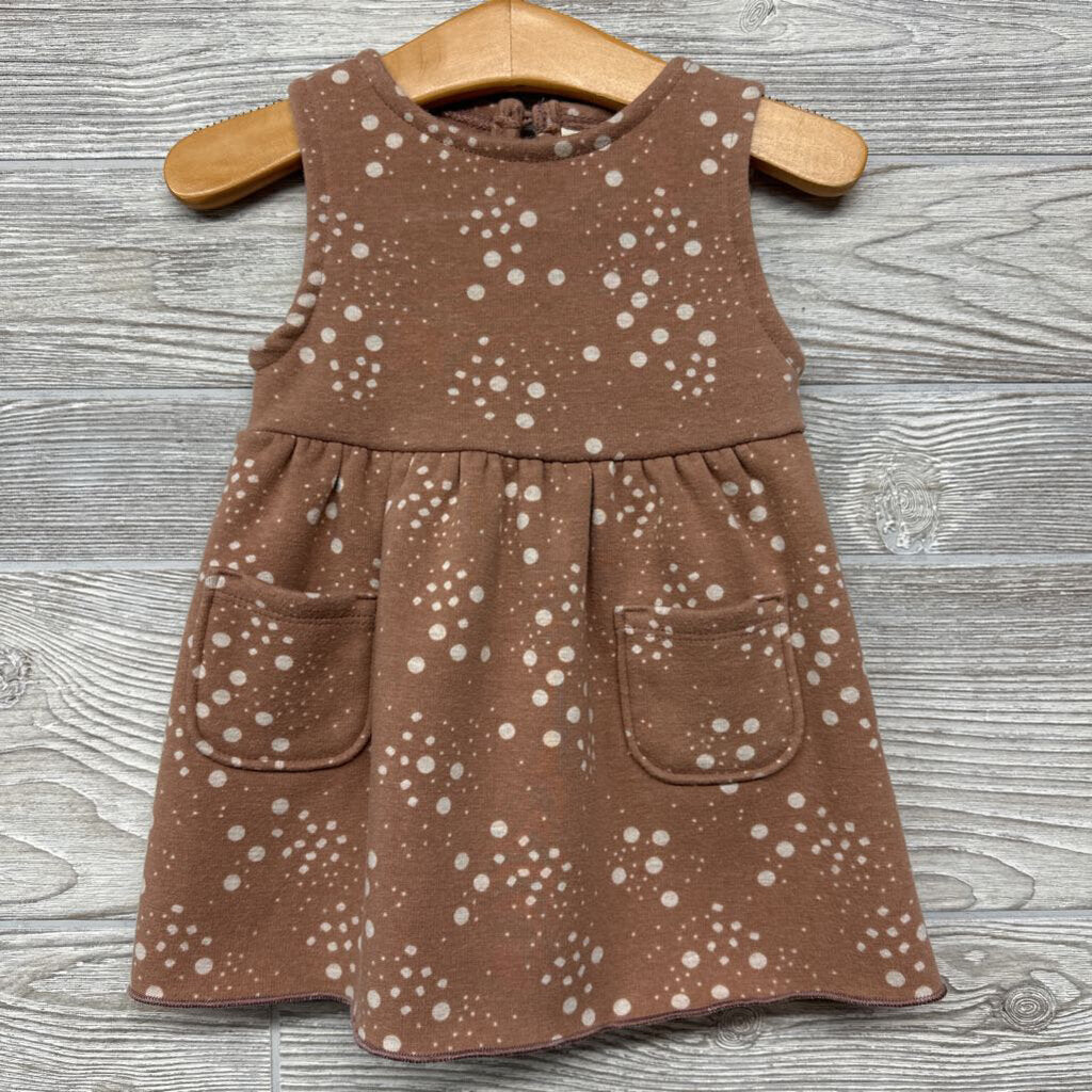 Sleeveless Dress Dots & Pockets