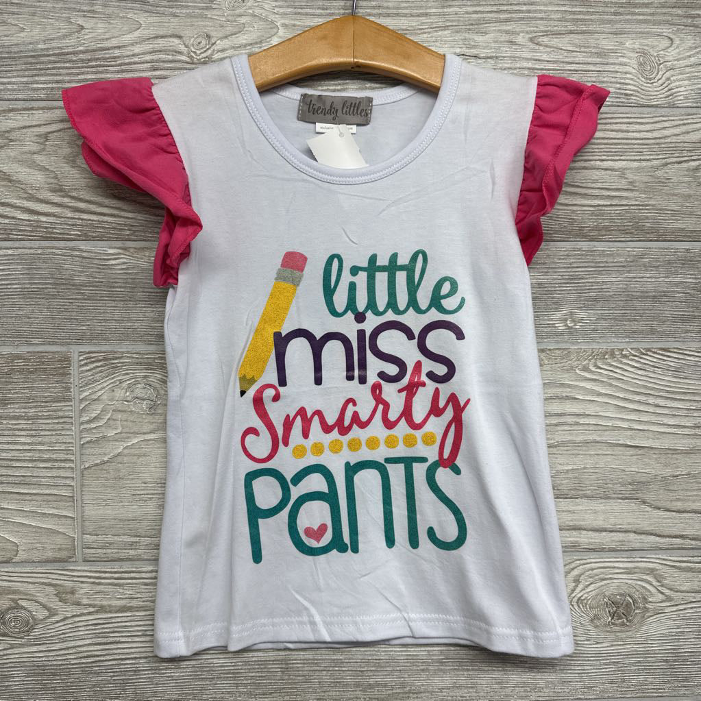 NEW Shirt Little Miss Smarty Pants 4T