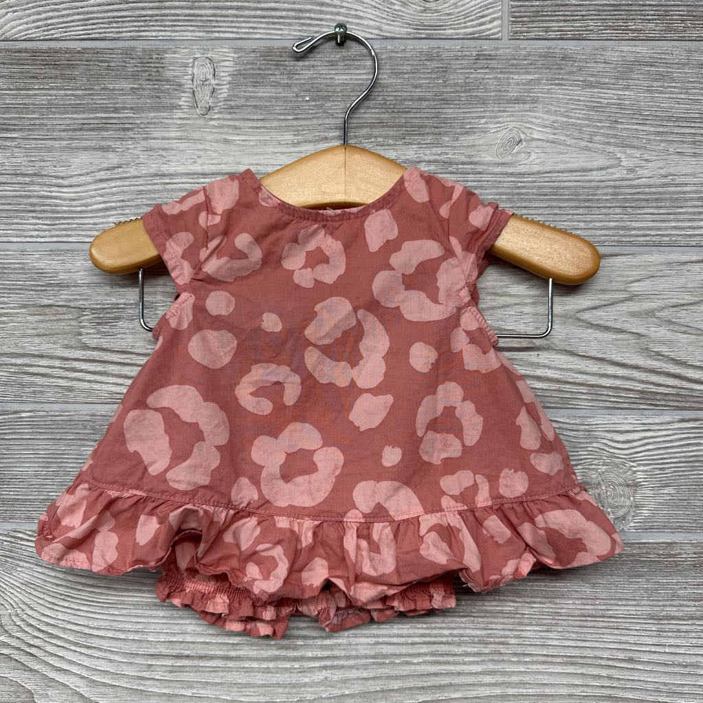 2 Pc Tank Top & Bubble Shorts Animal Print
