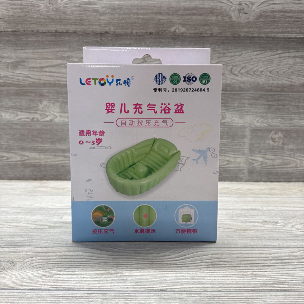 NEW Blow Up Bath Tub