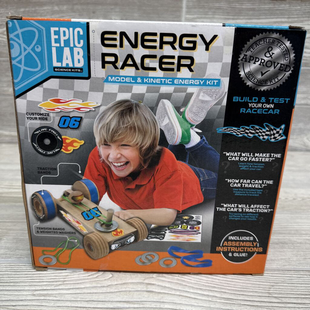 NEW Energy Racer Car Model & Kinetic Energy Kit