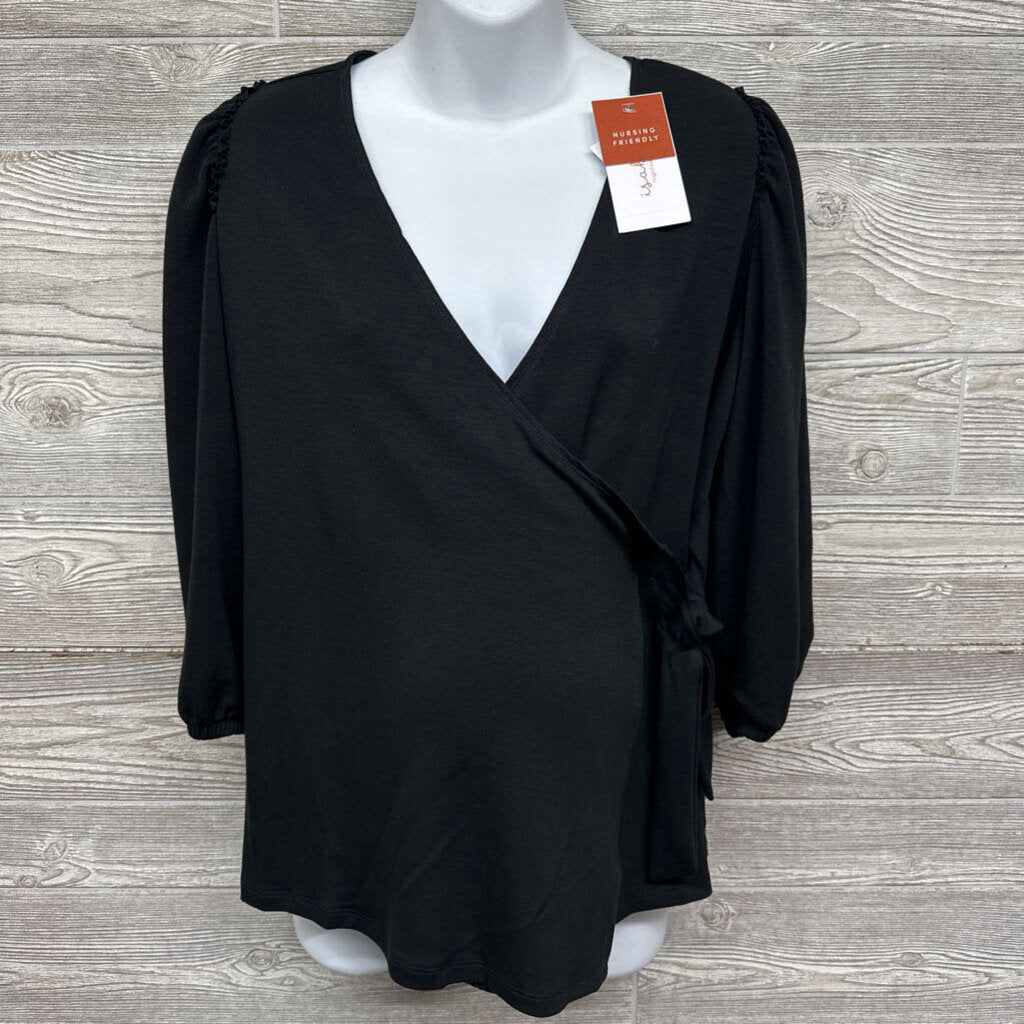 NEW Nursing Friendly Wrap LS Shirt