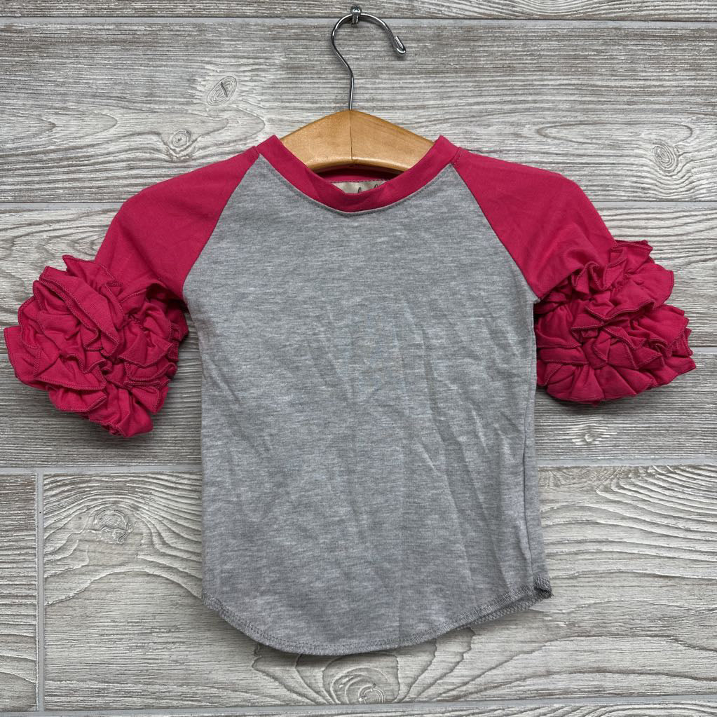 NEW LS Shirt Ruffle Sleeves 6m