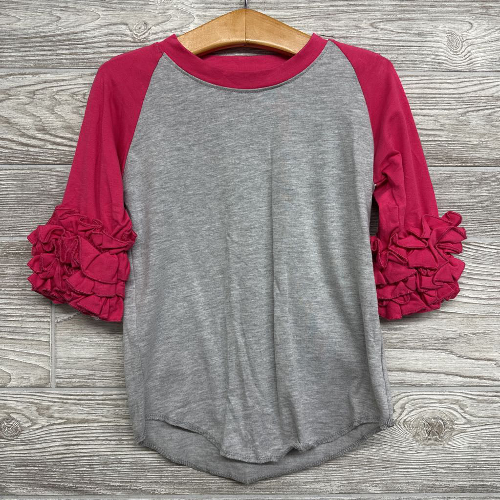NEW LS Shirt Ruffle Sleeves 5T