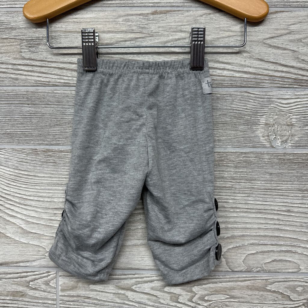 NEW Cropped Leggings Buttons