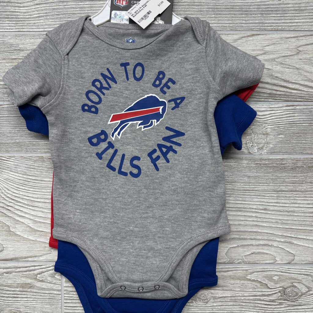NEW 3 Pk Bodysuits Bills