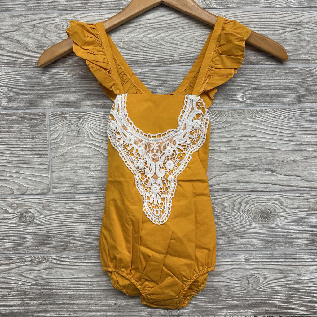 NEW Cross Back Romper Lace 18m
