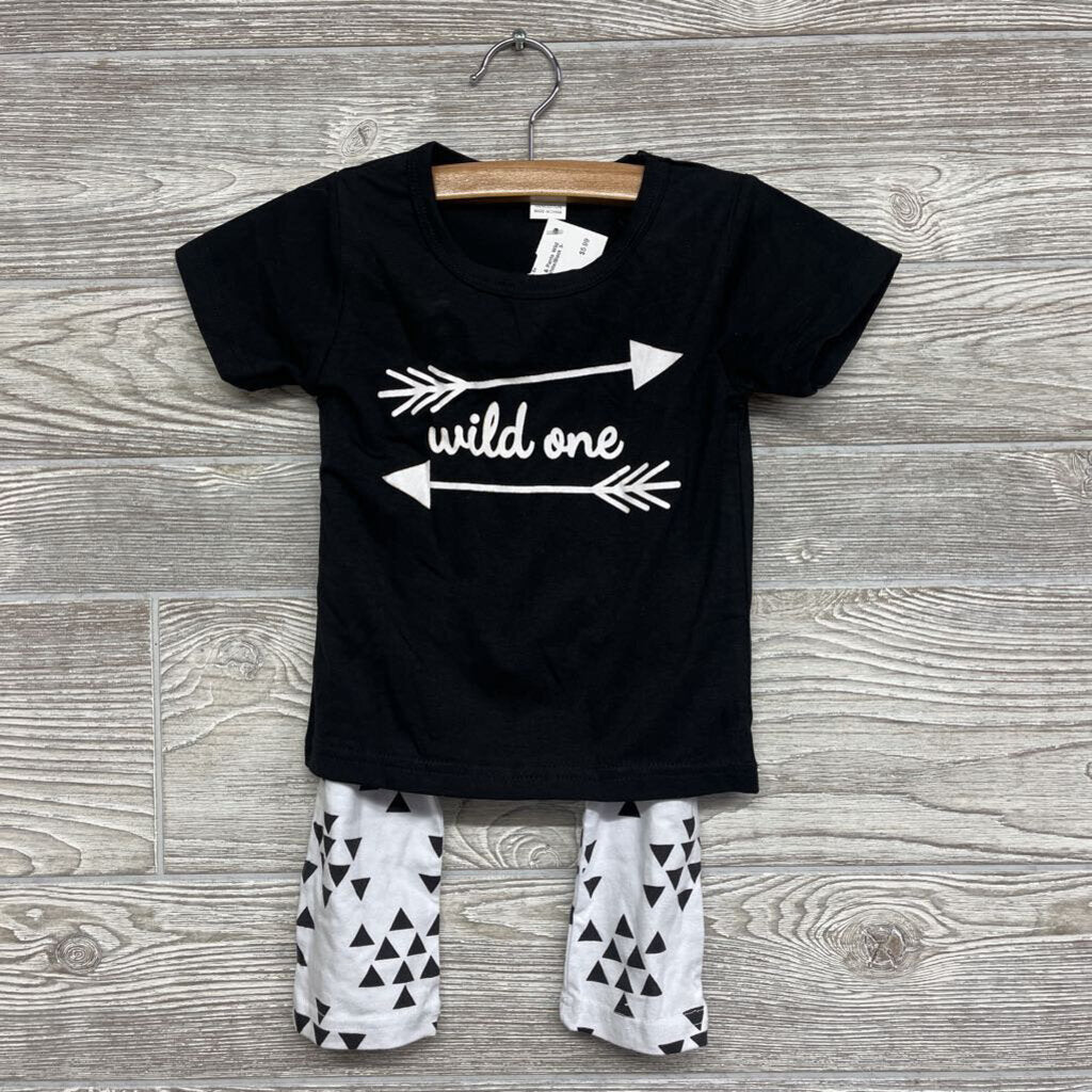 NEW 2 Pc Shirt & Pants Wild One Triangles