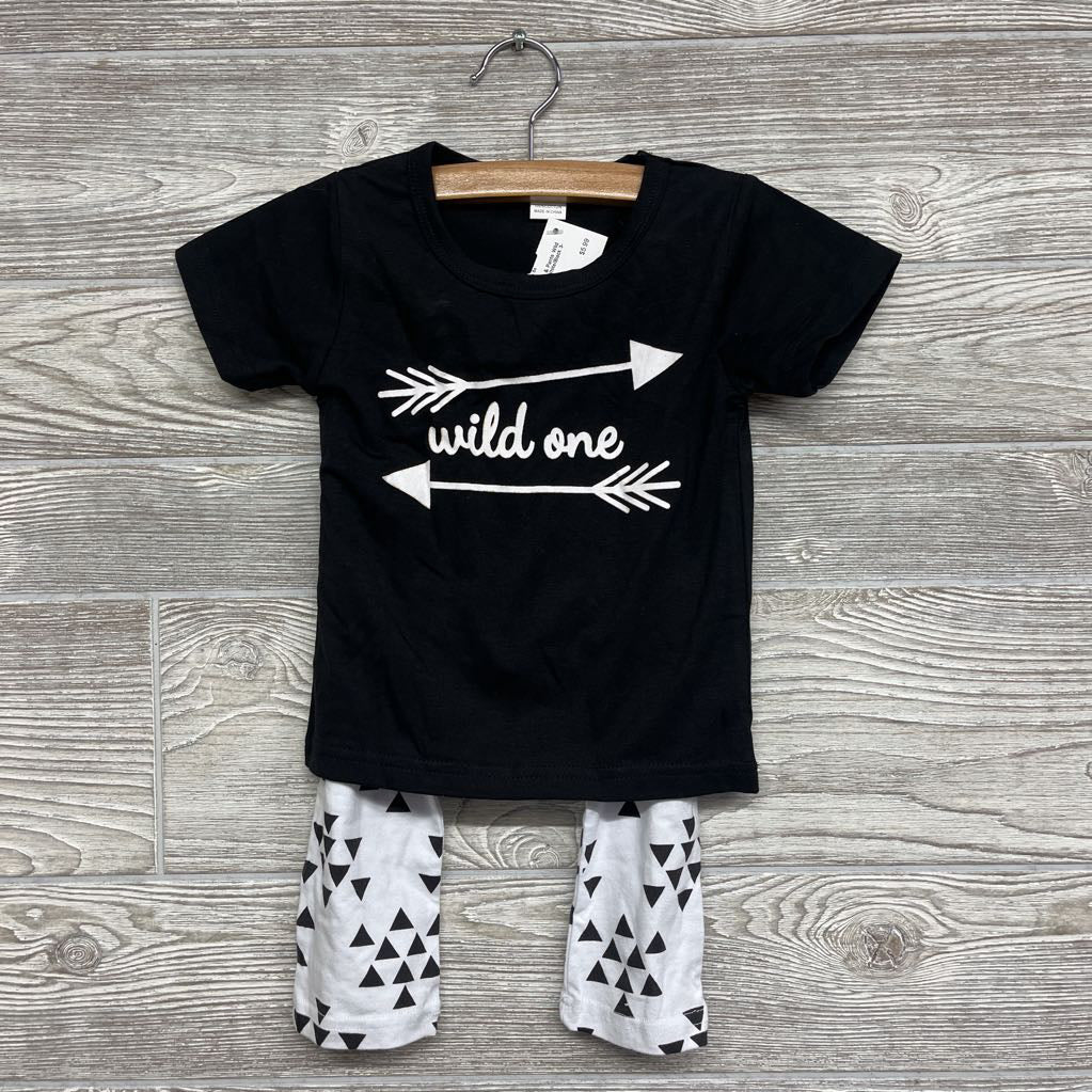 NEW 2 Pc Shirt & Pants Wild One Triangles