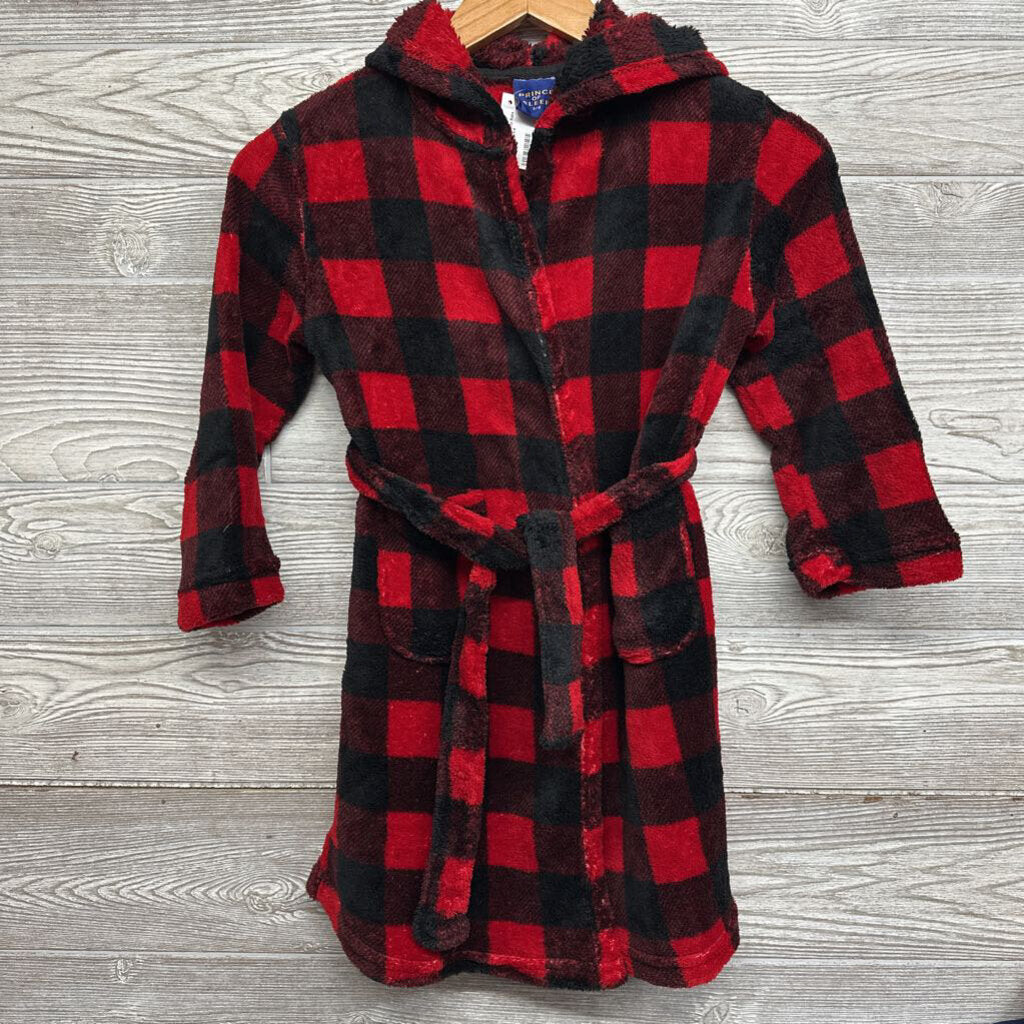 Fleece Robe Plaid